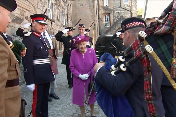 bagpipers of the royal family