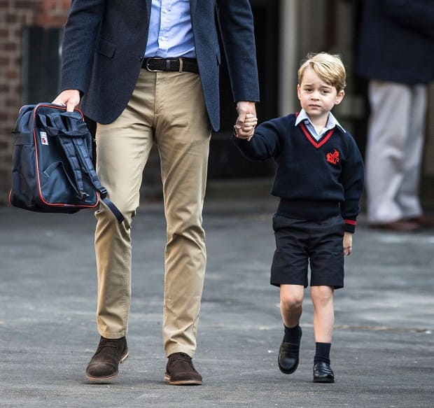 prince george in trousers
