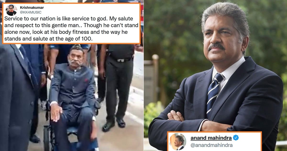 Anand Mahindra 100-Year-Old Ex Drill Instructor
