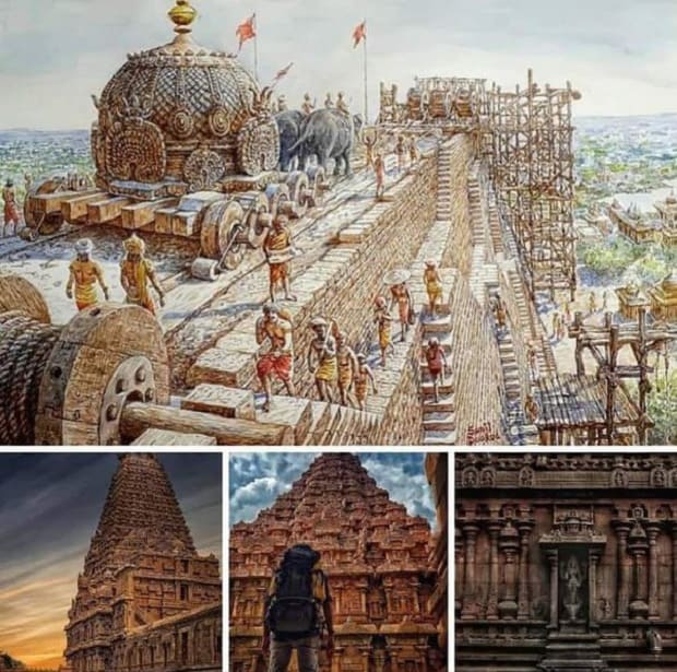 Brihadeeswara Temple construction