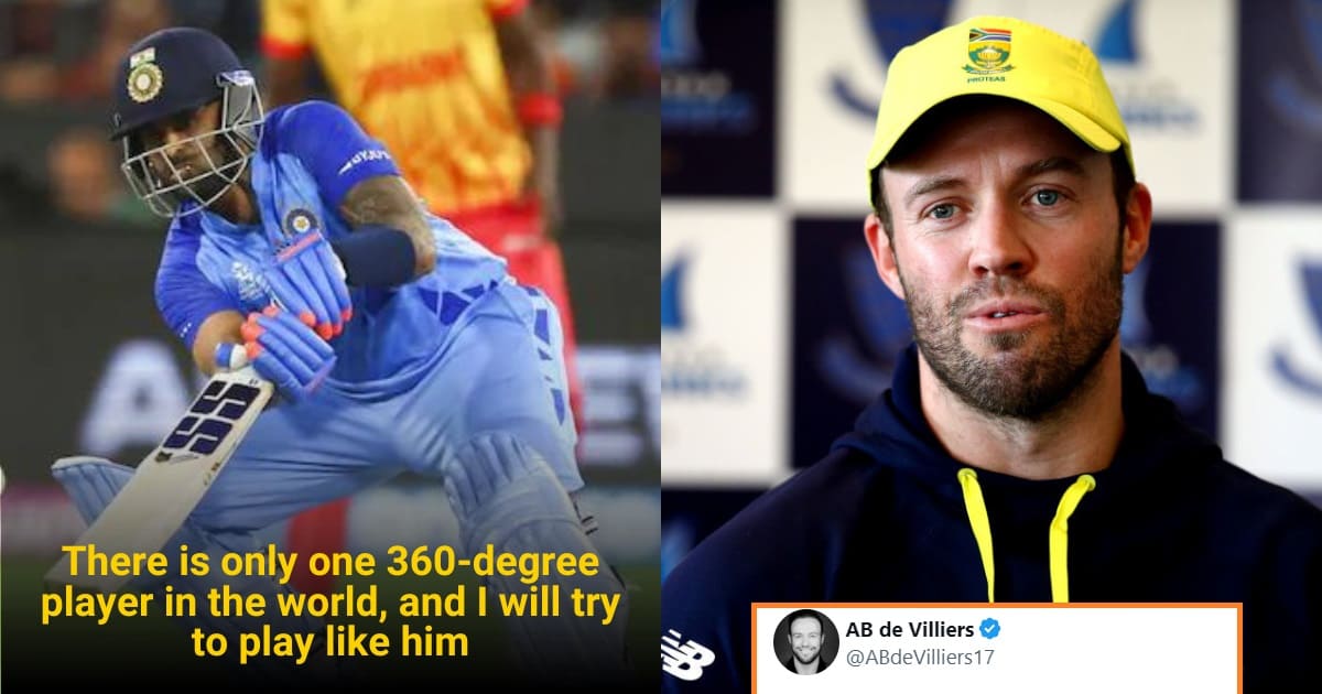 AB de Villiers' Response To Suryakumar Yadav's There's Only One Mr. 360 Remark