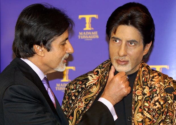 Amitabh Bachchan wax statue at madame tussauds
