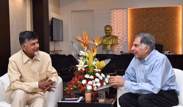 Naidu and Ratan Tata