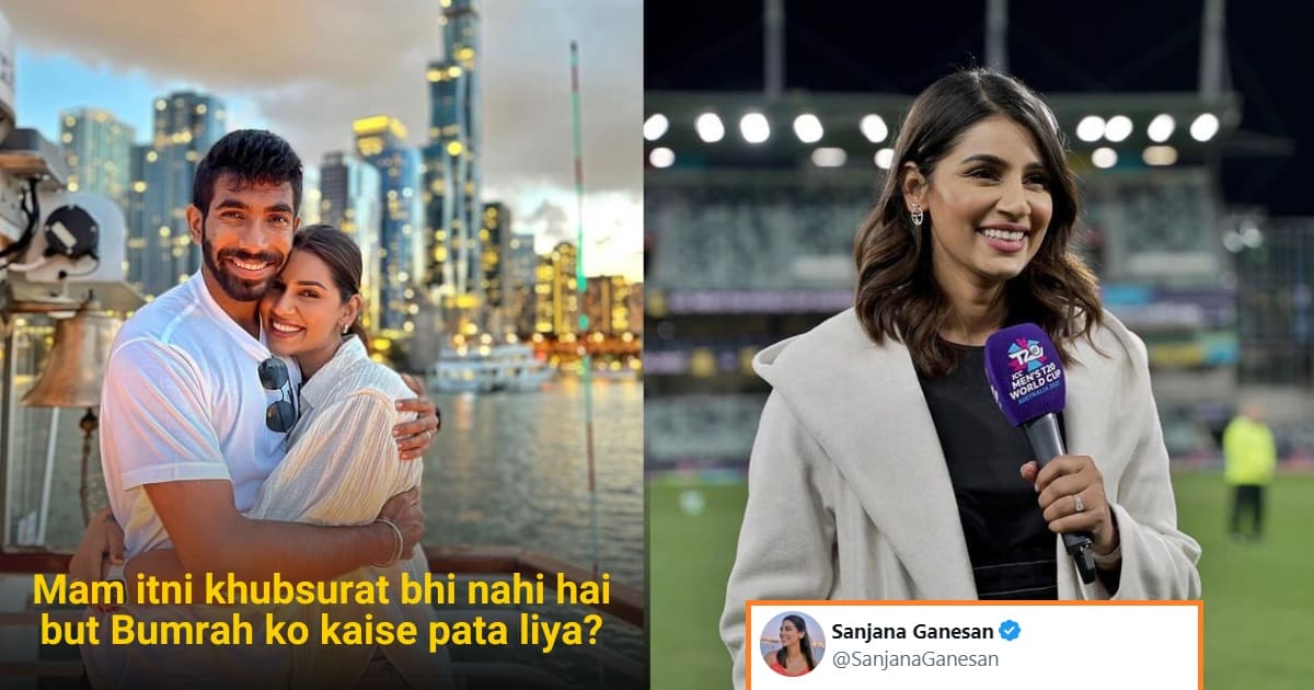 Sanjana Ganesan's Savage Reply To Trolls Who Think She Is Not Beautiful Enough For Bumrah