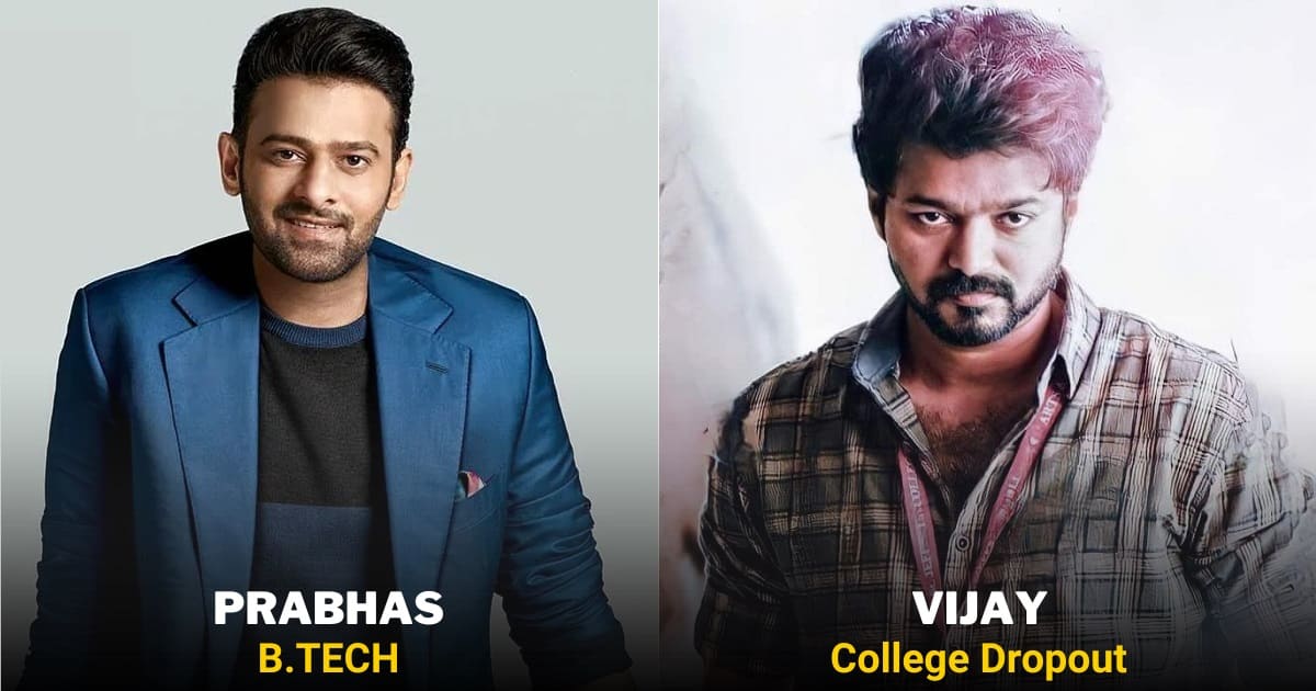 South Indian Actors educational qualifications