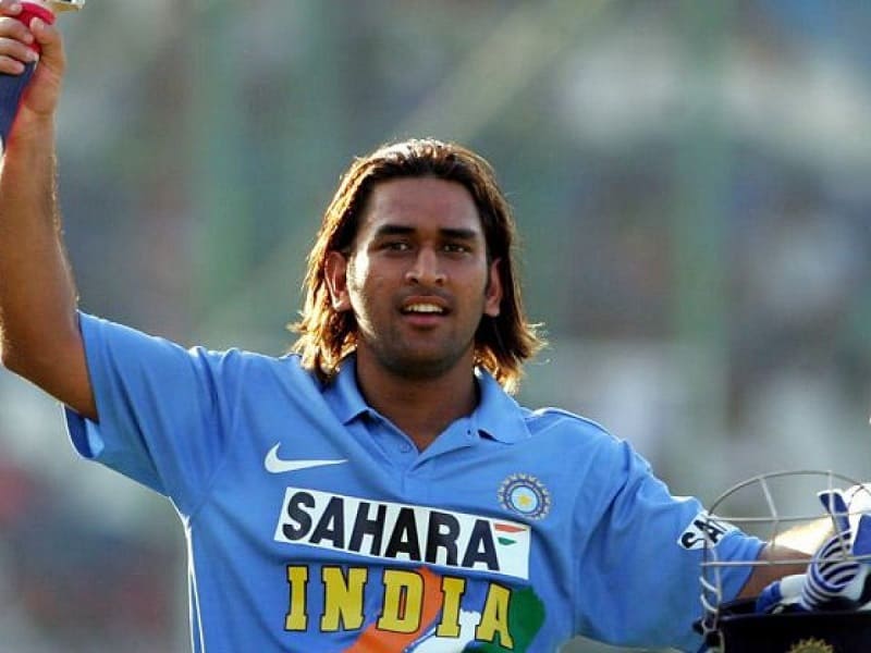 ms dhoni young