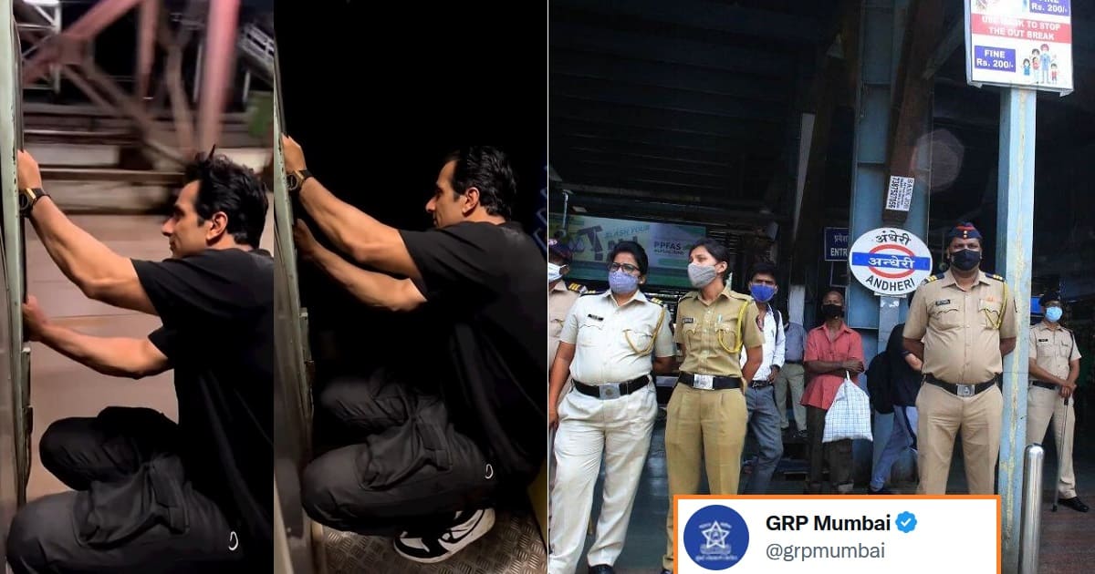 Mumbai Railway Police reply sonu sood