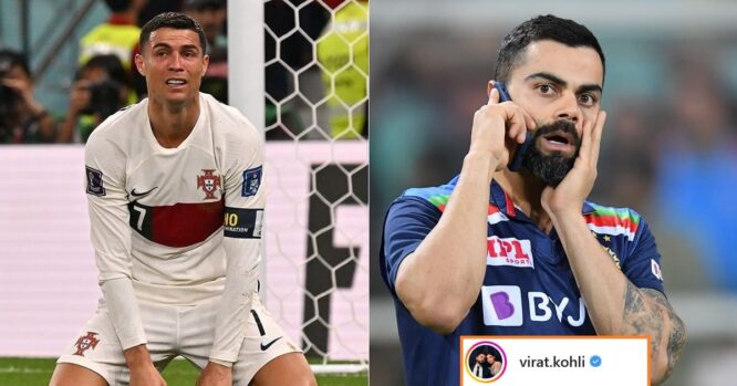 Virat Kohli Shares Emotional Post For Cristiano Ronaldo After Portugal Virat Kohli Shares Emotional Post For Cristiano Ronaldo After Portugal