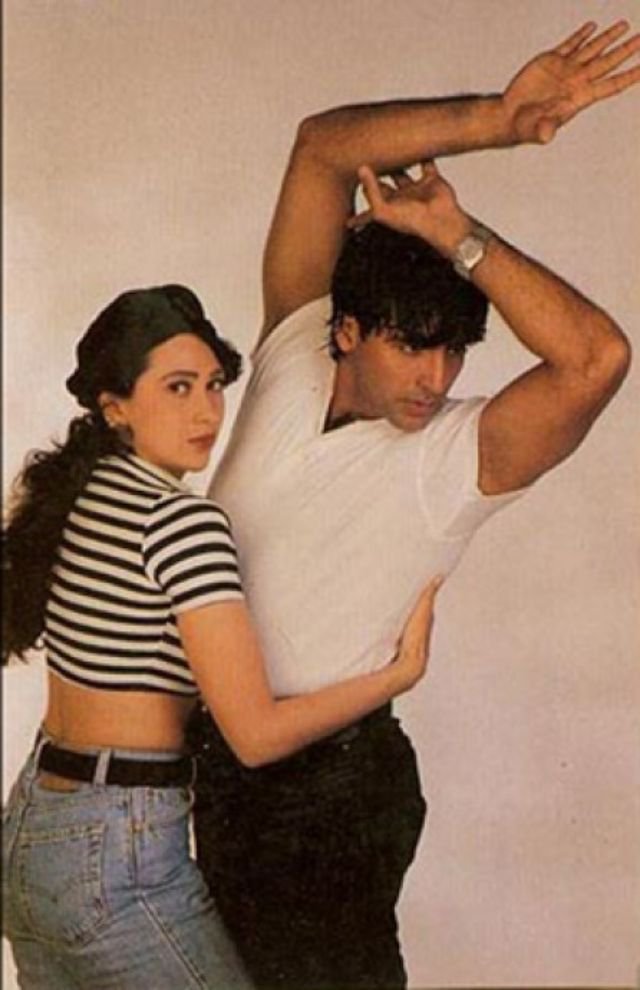 akshay and karishma 90s photoshoot