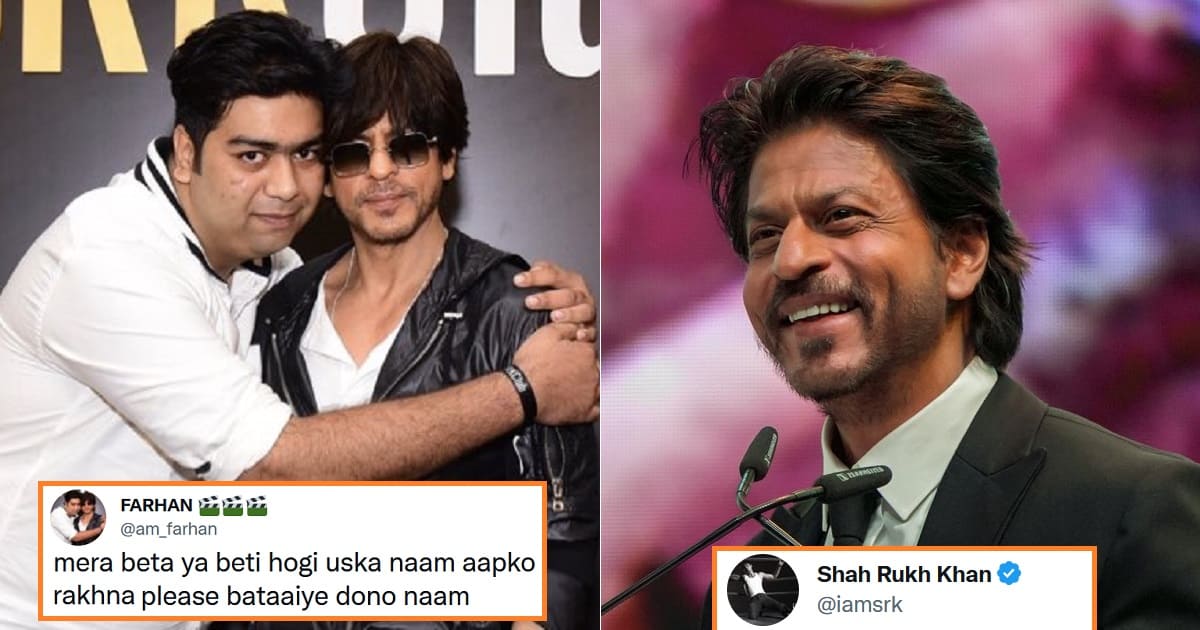 fan ask SRK to Name His Unborn Child