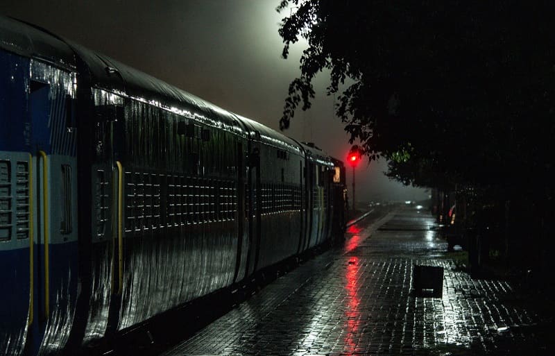 why trains run faster at night