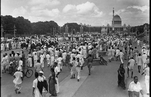 First Independence Day celebration in Delhi on August 15, 1947