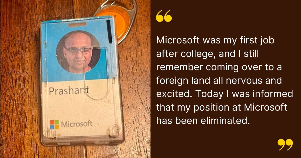 Indian Man Fired From Microsoft job