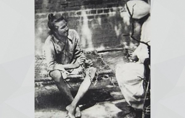 The last known photo of freedom fighter Bhagat Singh before his execution.