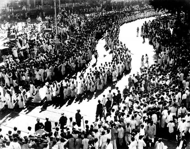 Women's demonstration during the Quit India movement
