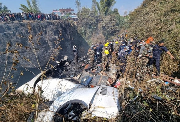 nepal pokhara plane crash no survivors