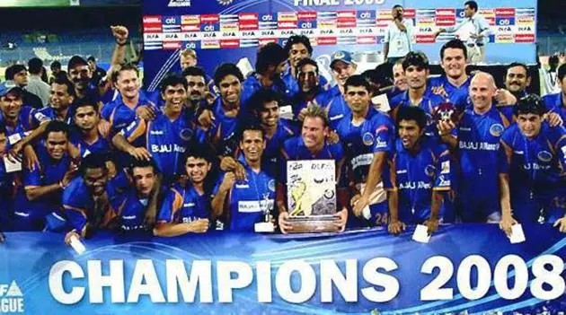 IPL Winner 2008 - Rajasthan Royals