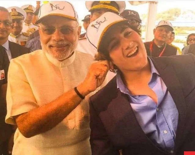 aarav kumar with Narinder-Modi