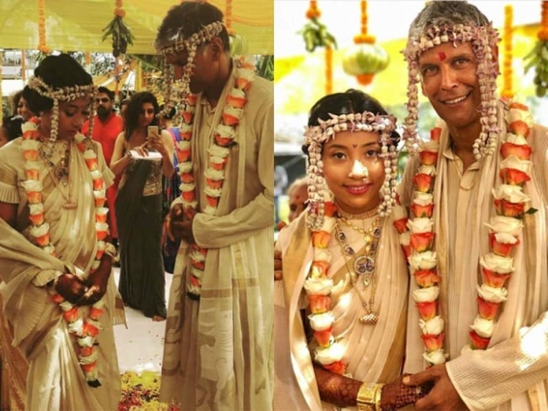 ankita konwar and milind soman marriage