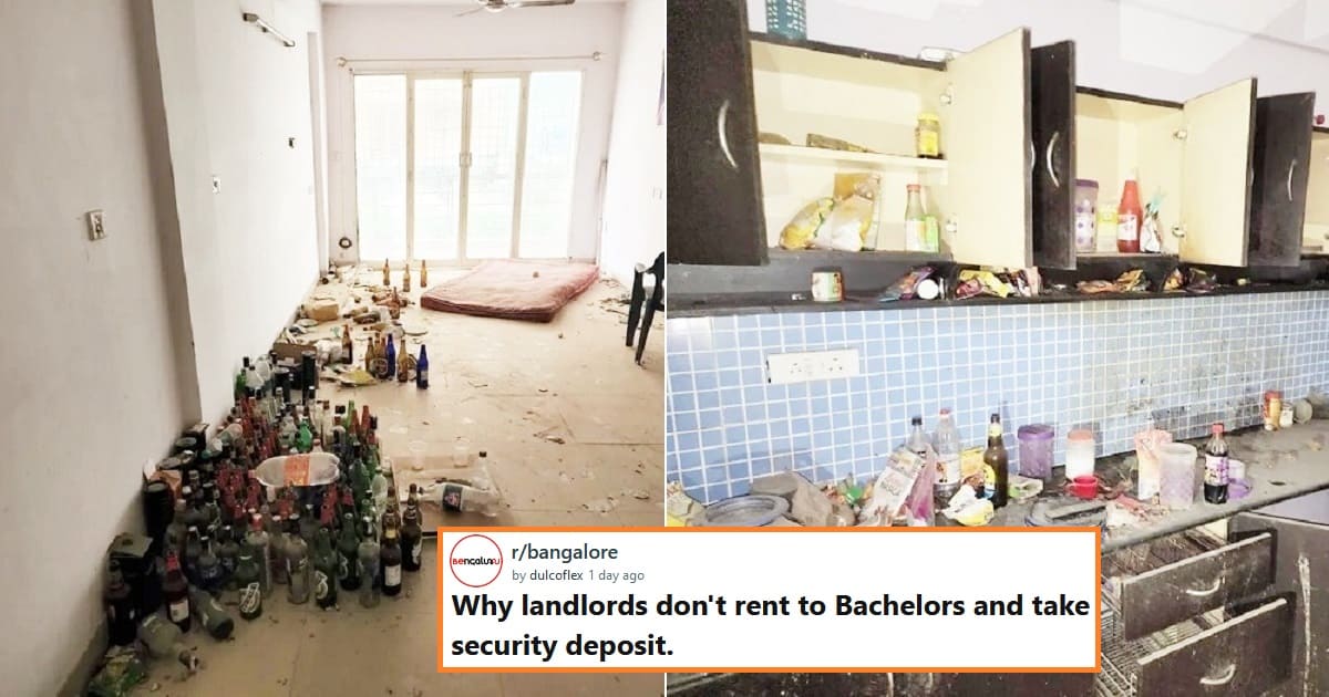 Bachelor flat condition Bengaluru