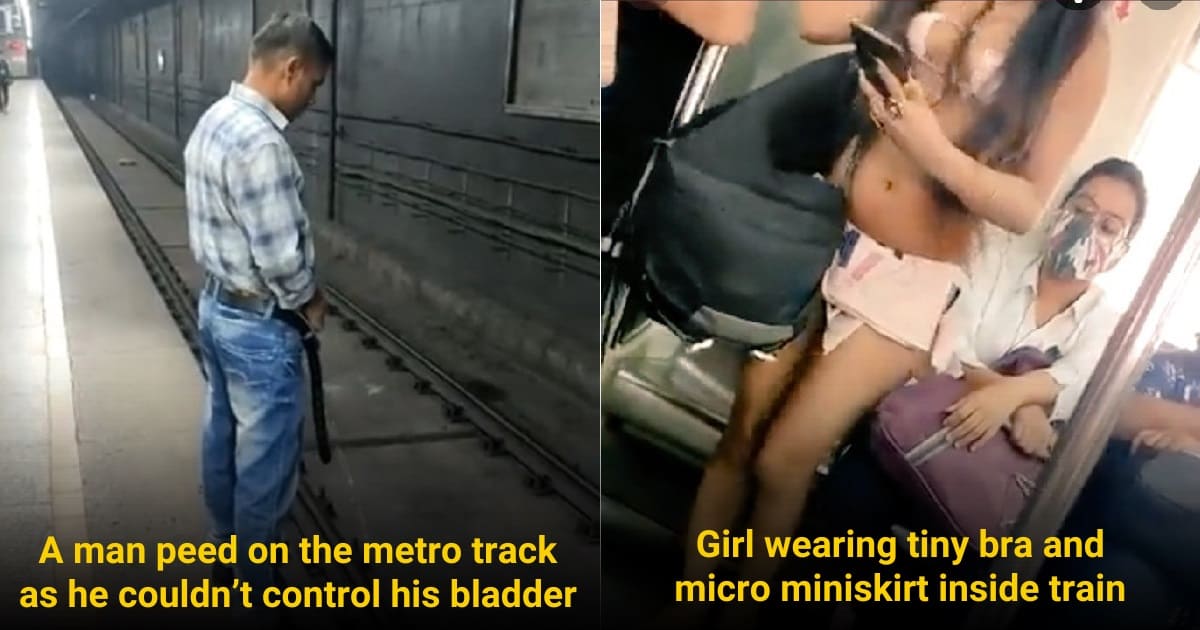Delhi Metro viral incidents