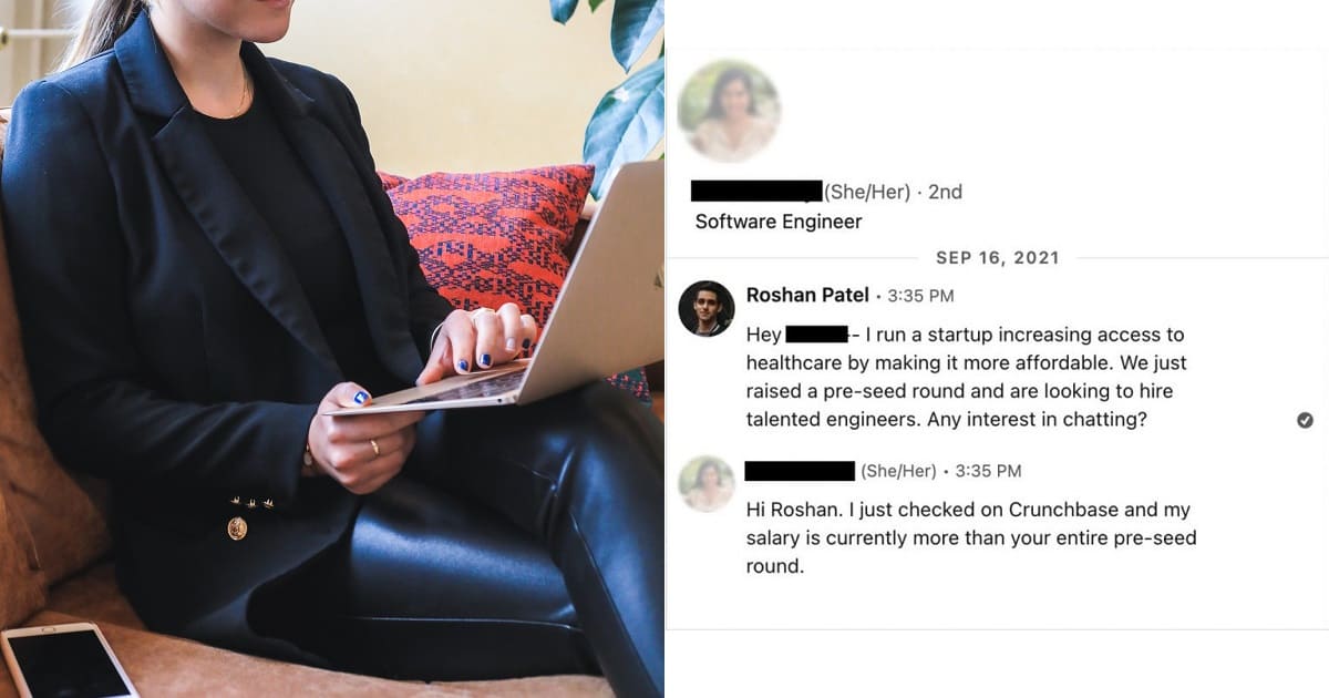 Woman reject ceo job offer