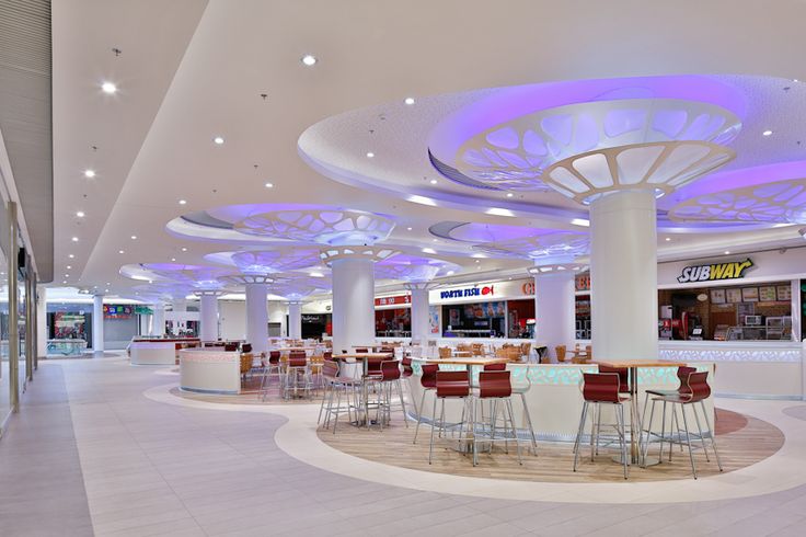 food court top floor in mall