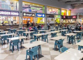food courts in mall top floor