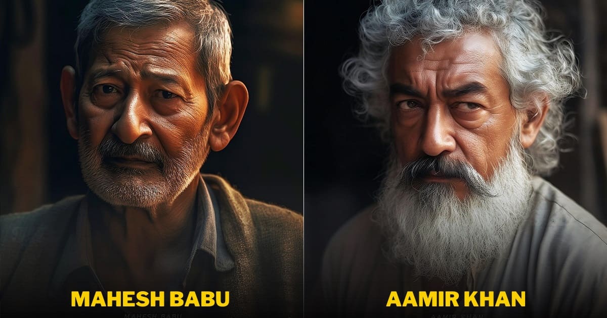 Actors As Old Men AI Generated