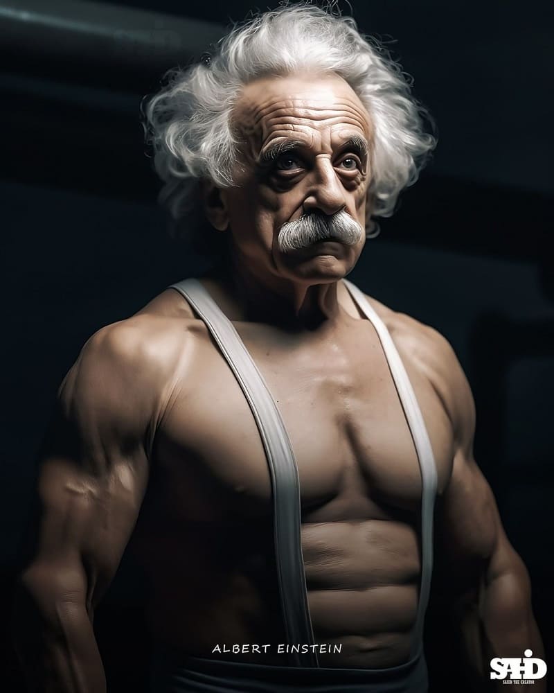 Albert Einstein AI Photo