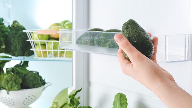 avocados in refrigerator