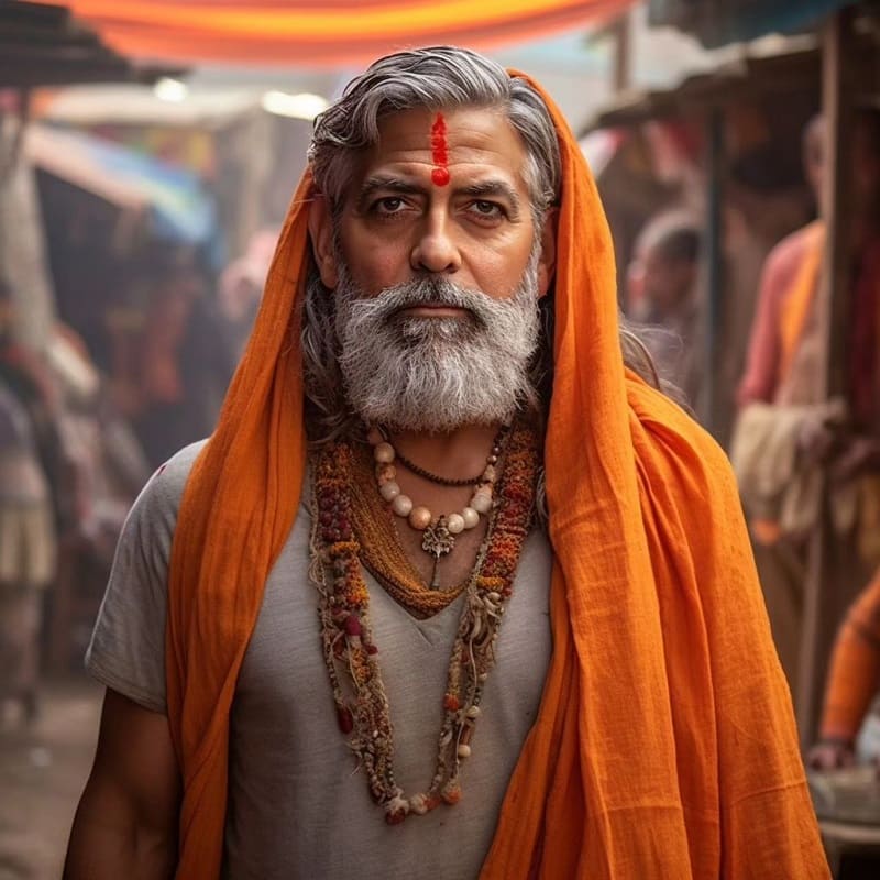 Harrison Ford as Indian Monk AI Pic