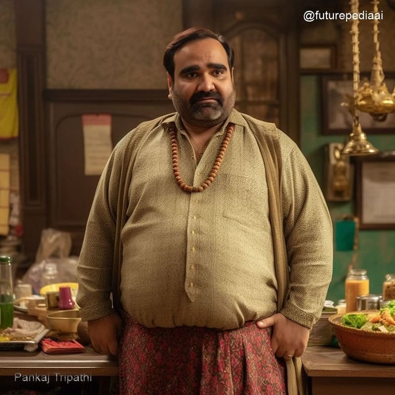 Indian Actors Oversized AI Photo - Pankaj Tripathi