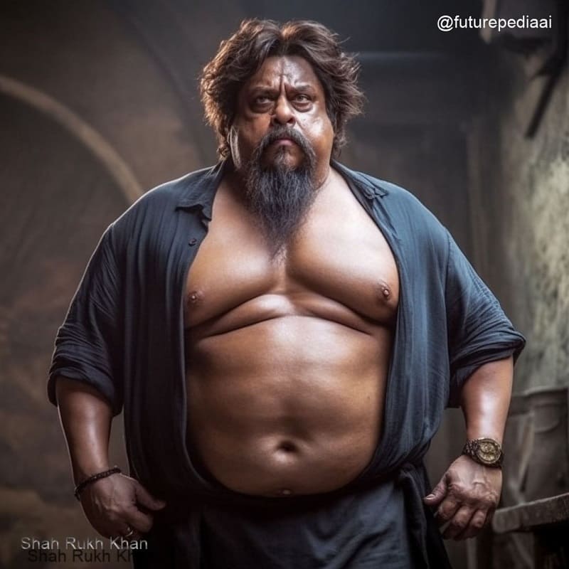 Indian Actors Oversized AI Photo - Shah Rukh Khan