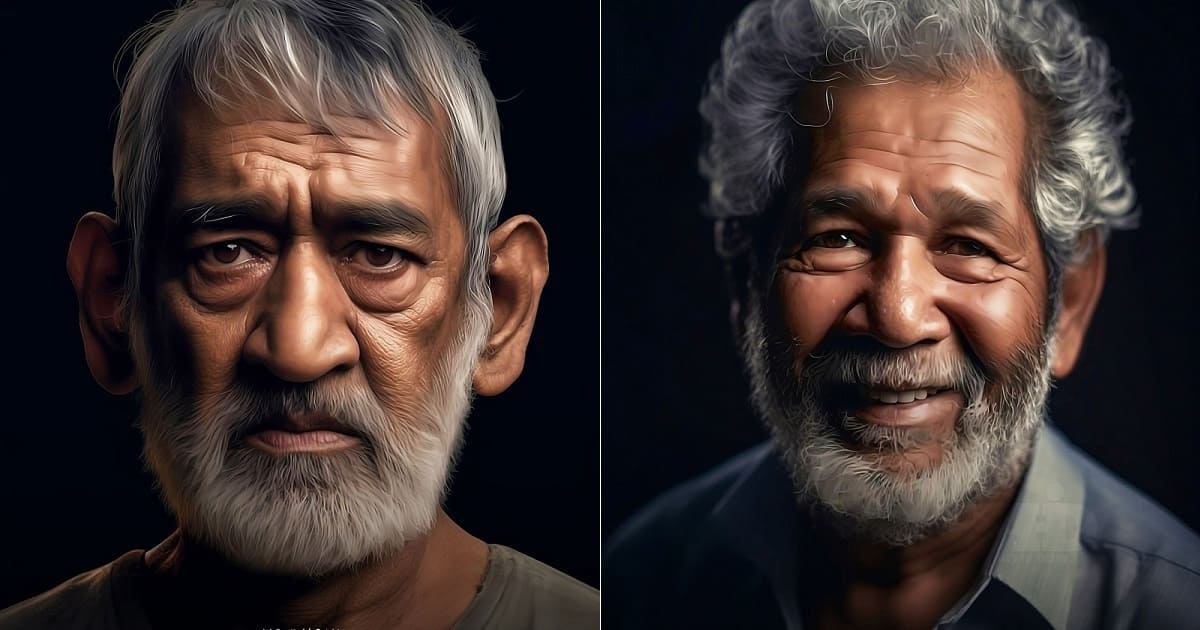 Indian cricketers as elderly men- AI