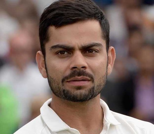 Light Faded Beard virat kohli