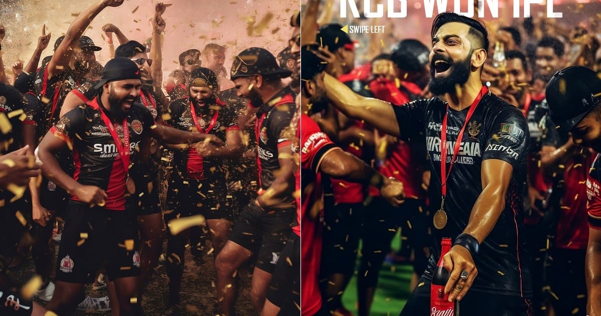 RCB Winning IPL- AI Photos