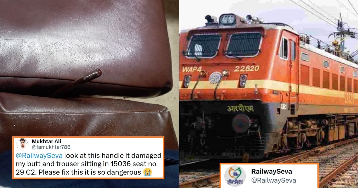 Railway Respond after seat damage
