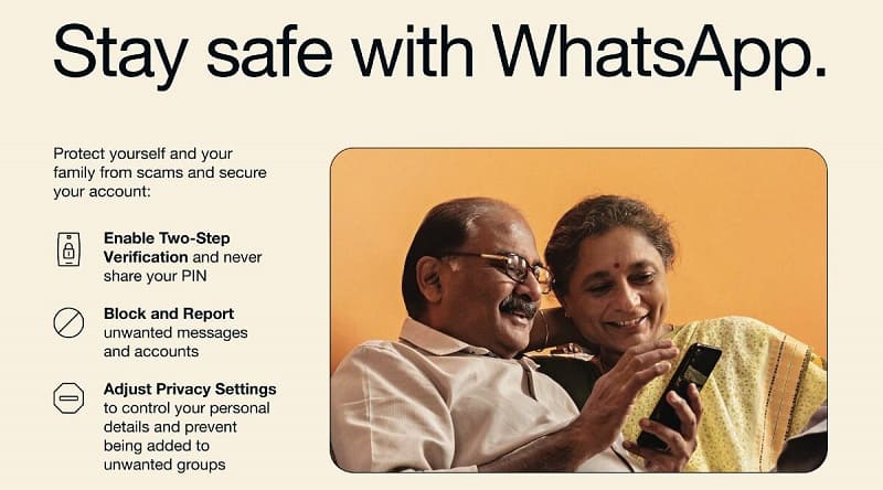 Stay Safe with WhatsApp