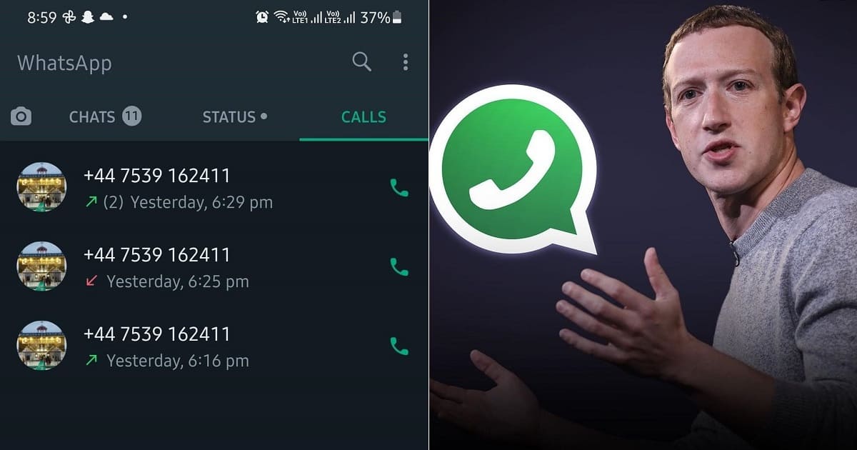 WhatsApp responds international calls scam