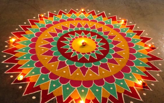 beautiful rangoli design