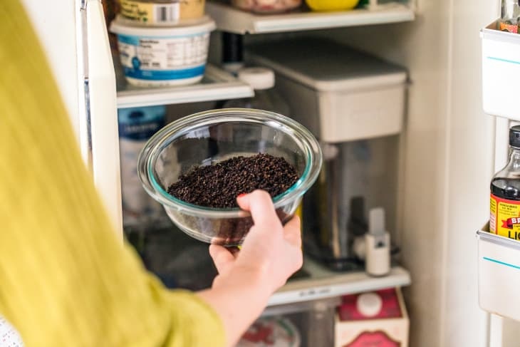 coffee in refrigerator