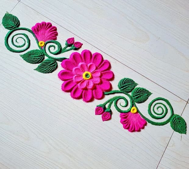 Easy Rangoli Designs For Ganesh Chaturthi 2021: Simple Flower Rangoli Design  Ideas That Will Adorn Your Home With Beauty And Fragrance As You Welcome  Bappa!