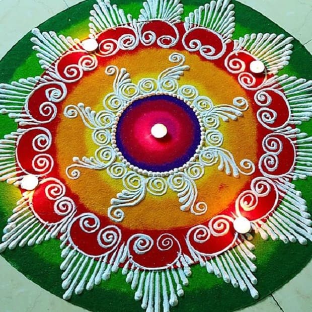 sanskar bharti rangoli design