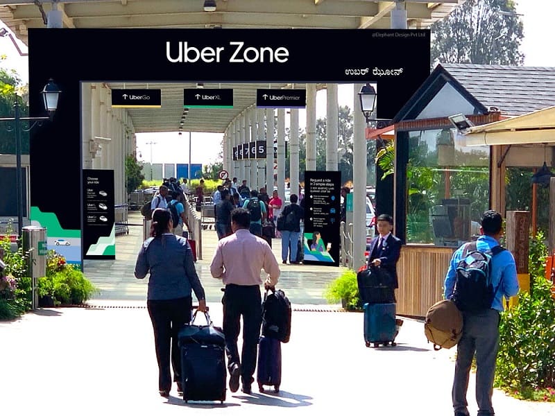 uber zone bangalore airport