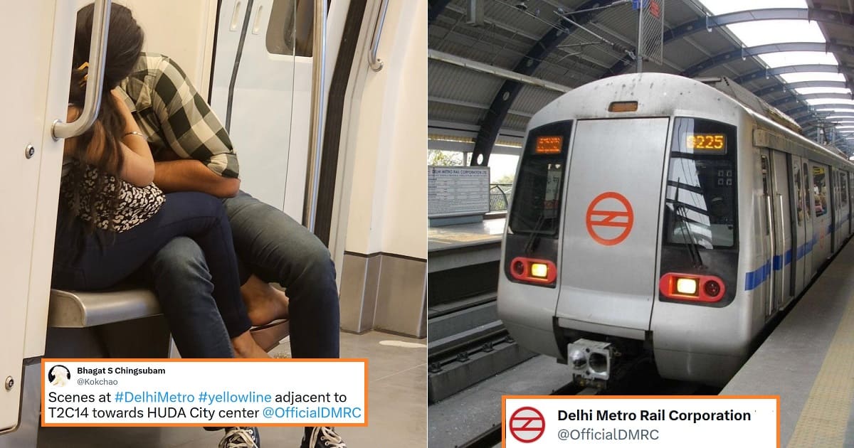 Delhi Metro reply couple kissing