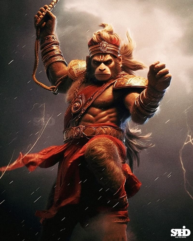 Devdatta Nage as Lord Hanuman AI Photo
