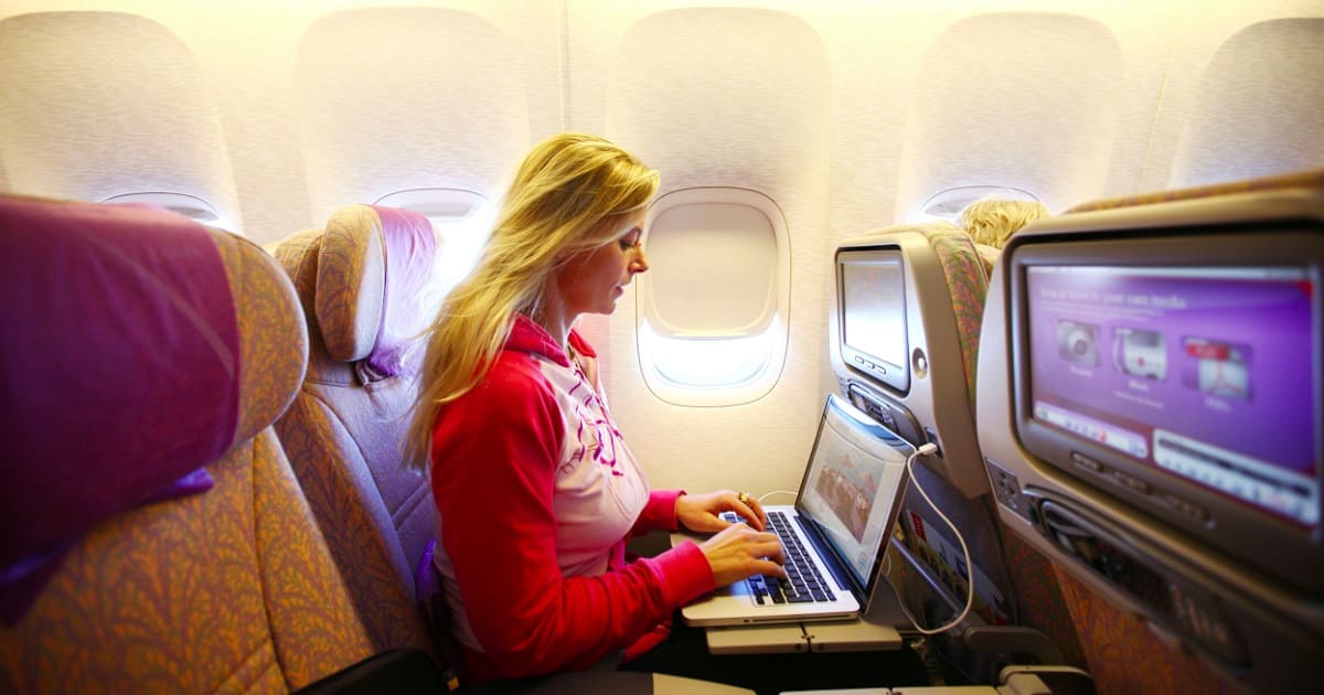 How Wi-Fi Works In Flight