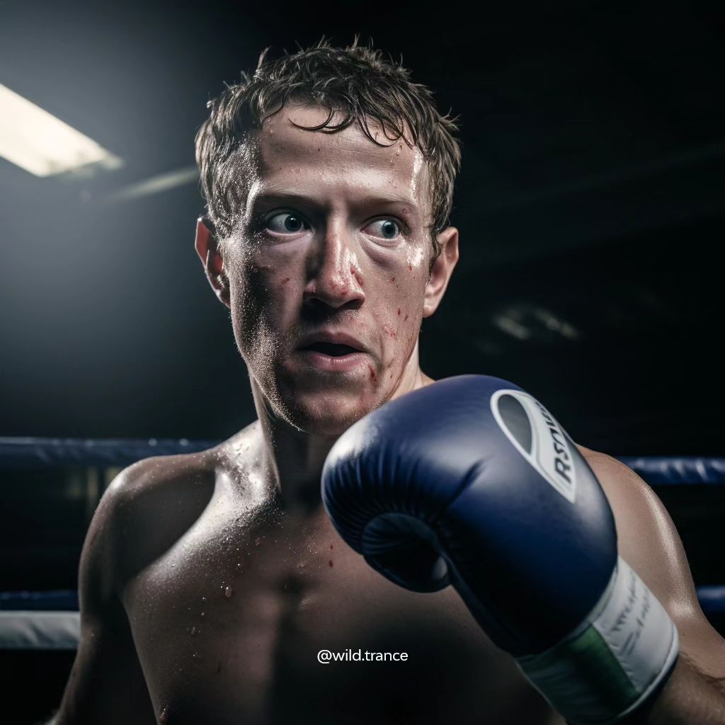 Mark zuckerberg AI image