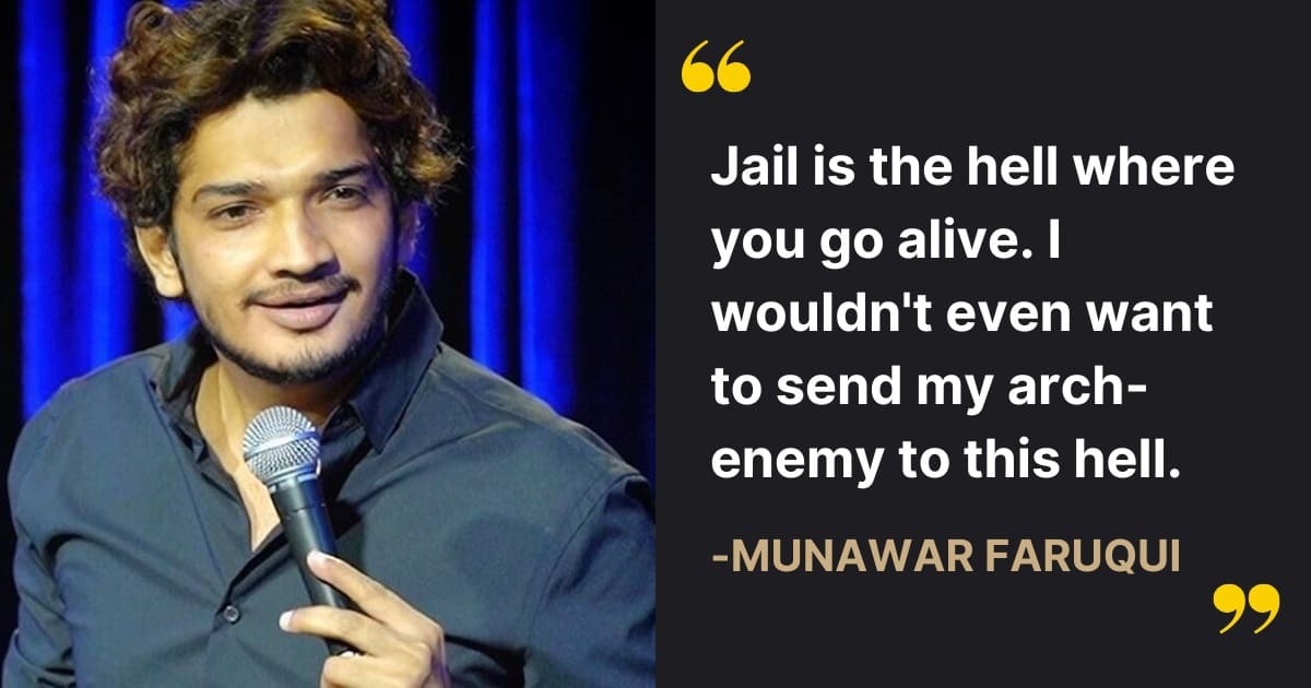 Munawar Faruqui in jail